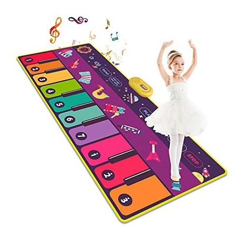 M Sanmersen Musical Piano Mat, 63  X 26  Teclado Music Mat