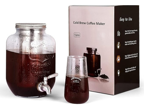 Cafetera Fria Galon Kit Frio Con Espita Acero Inoxidable Dis