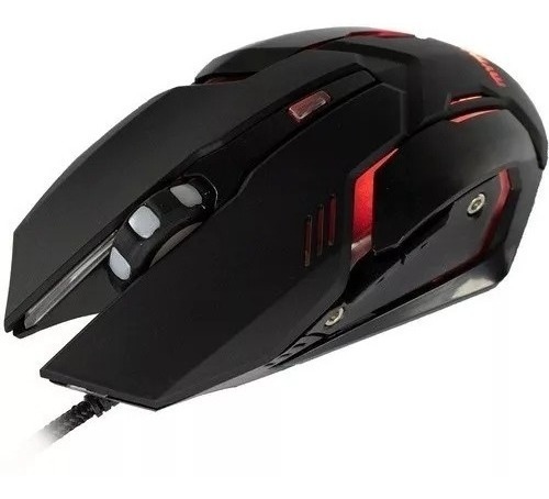 Mouse Gamer Arbor 2400 Dpi Com Led Vermelho Mymax