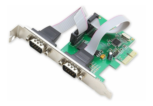 Tarjeta Pci Express Dual Db9 Serial Rs-232 Pcie Pci-e 1x Pc