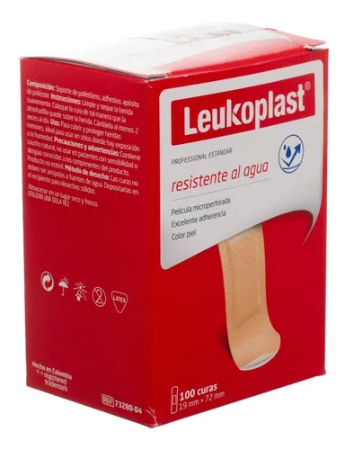 comprar Curitas Bandas Adhesiva Leukoplast Impermeable C\u002F100 Pzs Bsn