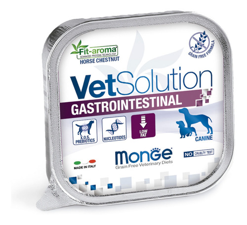 Paté Perro Vet Solution (monge) Gastrointestinal 150gr.