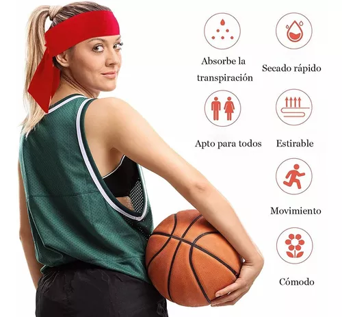 Diadema Deportiva Para Debajo Del Sudor, Cintas Para El Pelo De