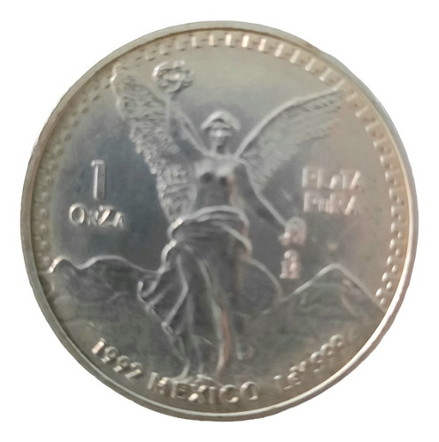 Moneda Onza De Plata Pura Libertad 1992, Ley .999 