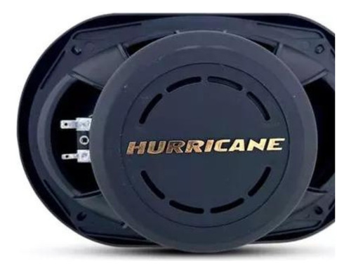 Par Alto Falante 6x9 Automotivo Som 520w Hurricane A69q Cor Preto