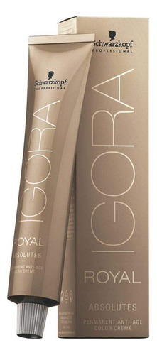 Schwarzkopf Igora Royal 9-60 Absolutos Naturales De Chocola.