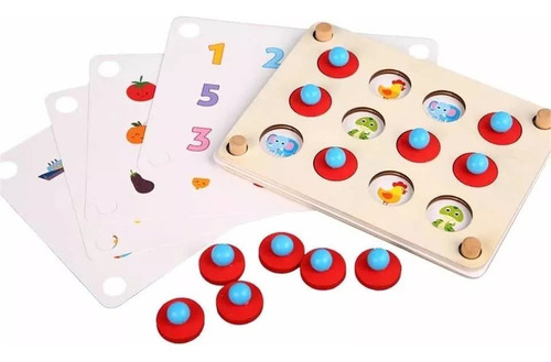 Juego Memorice Madera Didáctico Niños