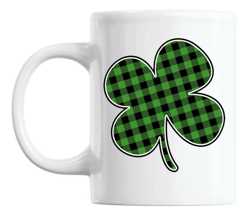 Taza Trebol Verde Diseño Suerte San Patricio Irland Regalo