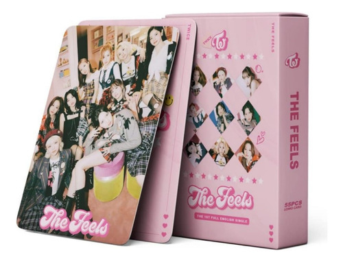 Set 55 Photocards Girlgroup Banda Corea K-pop Synth Pop Rosa
