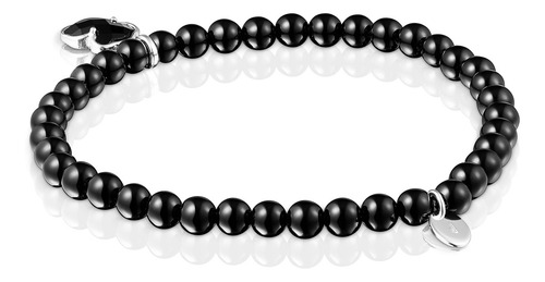 Pulsera De Plata Y Ónix Icon Color Tous