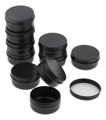 50 Piezas Portátiles 30g De Aluminio Tarros De Lata De