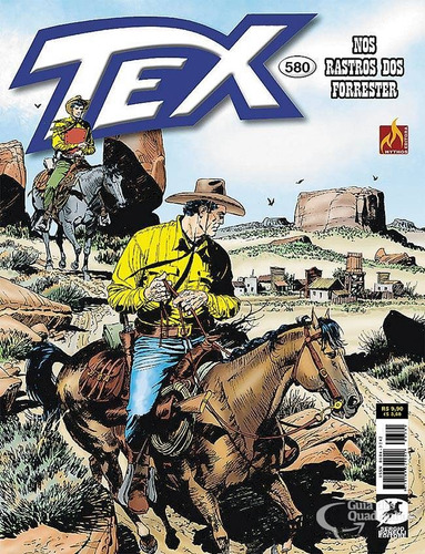 Revista Hq Gibi - Tex Mensal 580 - Nos Rastros Dos Forrester
