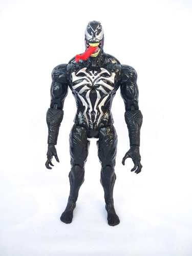 Figura Venom Luz Sonido Articulada 30 Cm  Spiderman 