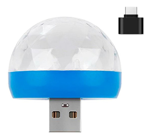 Imagen 4 de 8 de Pack X 6 Magic Usb Media Bola Rgb Anticipe Regalo De Navidad