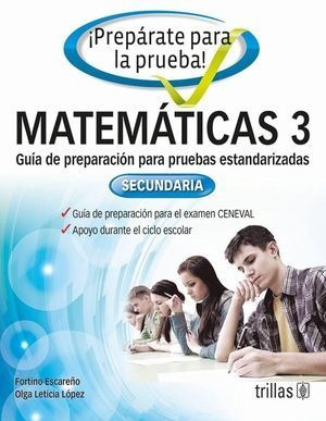 Libro Preparate Para La Prueba Matematicas 3 Guia D Original