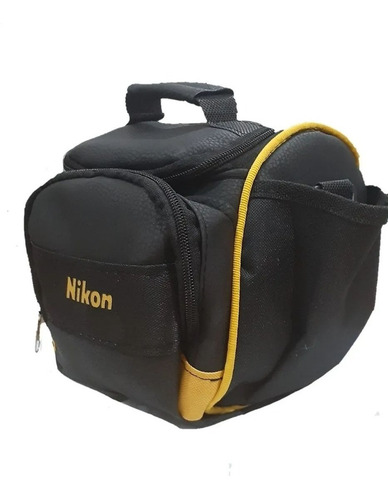 Imagen 2 de 7 de Bolso Camara Nikon B500 B700 Correa Bolsillos Acolchado