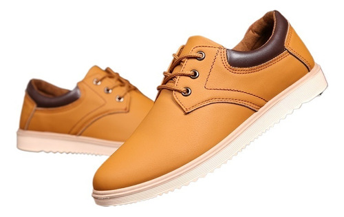 Zapatos De Tenis Cuero Casuales De Negocios Para Hombre