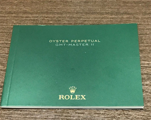 Manual Rolex Gmt-master 2018