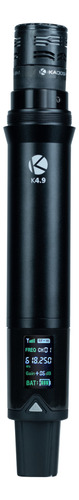 Microfone Sem Fio Duplo Kadosh Uhf Recarregável K492m Rec B6