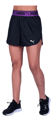 Short Puma Fitness Strong Mujer Negro