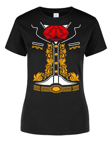 Playera Mariachi Dama Y Caballero Vinil Textil