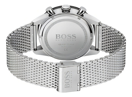 Relógio masculino Hugo Boss em aço inoxidável 1513886 Pilot Chrono
