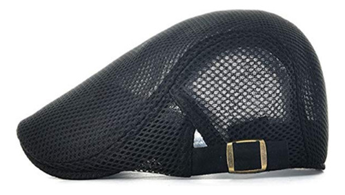 Gorra Plana De Malla Ajustable Para Vendedor De Periódicos C