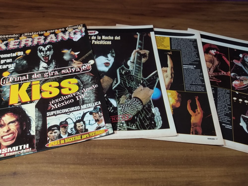 (rp139) Kiss * Tapa Revista + 3 Pgs * 1999