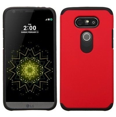 Híbrido De Doble Capa De Goma Duro Pc Silicona Funda LG G5 N