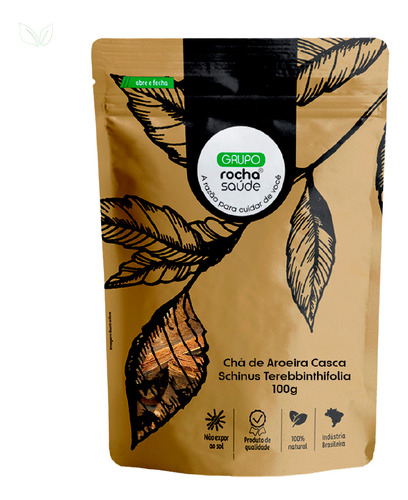 Chá De Aroeira Casca Schinus Terebbinthifolia Alta Qualidade Premium 100% Natural 100g