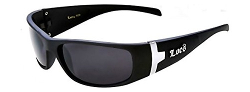 Locs Gafas De Sol Hardcore Black Wraparound Og Tonos Hh9id