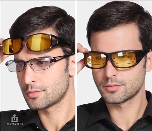 Q Par Lentes Gafas Sol Polarizados + Vision Nocturna Manejar