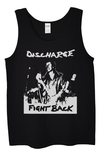Polera Musculosa Discharge Fight Back Metal Abominatron