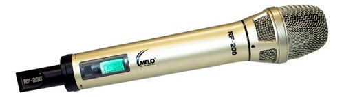 Micrófonos Melo RF-200 Dinámico Cardioide color dorado