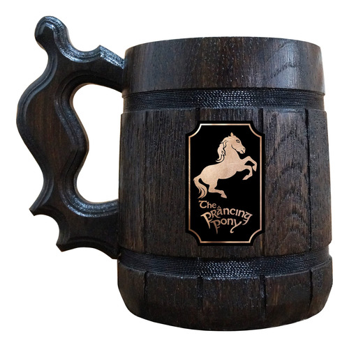 Taza De Cerveza Pony Pony, 22 Oz, Cerveza De Madera Stein, D