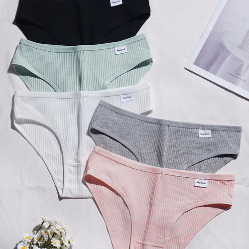 Pack X3 Bragas Algodón Verde Transpirable - Mujer