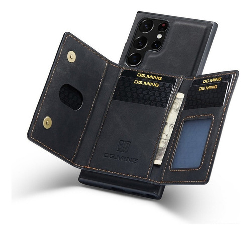 B Funda De Polipiel Tarjeta For Samsung Galaxy S20 S21 S22