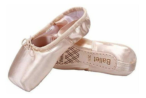 Wendywu Chicas Womens Danza Rosa Calzado Ballet Punta De Los