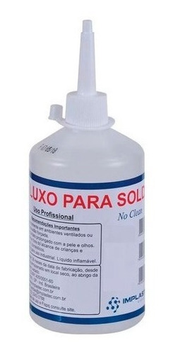 Fluxo Para Solda Liquido No Clean 110ml Implastec