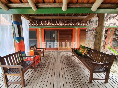 Imagem 7 de 30 de Charmosa Casa De Praia, Com Piscina, 4 Suítes Com Ar, A Apenas 90m Das Areias De Itamambuca - Rv13 - 32982502