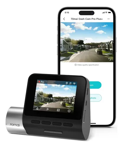 Câmera De Painel 70mai A500s Pro Plus+ 2,7k 1944p Gps Wifi S