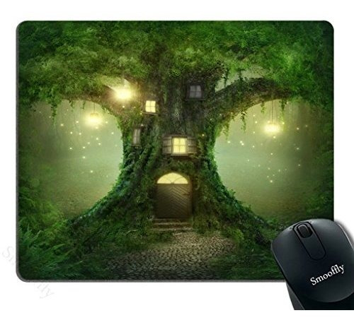 Mouse Pad Fantasía Casa Del Árbol