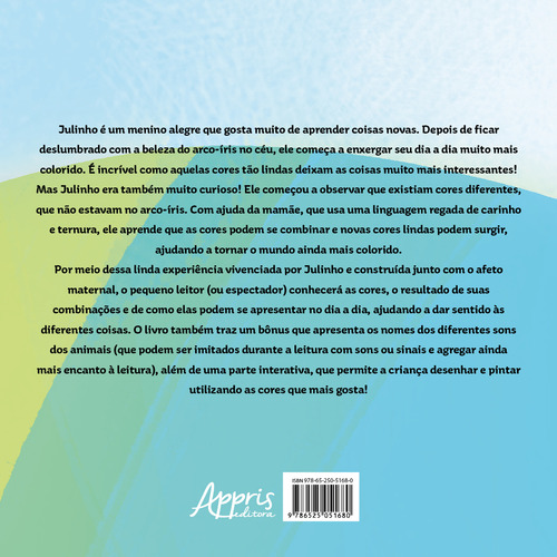 Julinho E As Cores Das Coisas, De Saboia, Maria Lair. Editorial Arterinha, Capa Mole Em Português