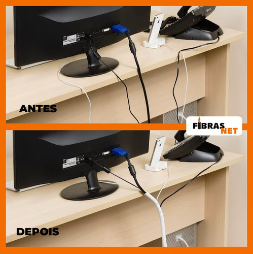 Organizador De Fios Cabos Espiral 2mt 3/4 19mm Informática
