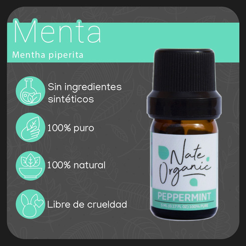 2 Aceite Esencial Incienso 100% Puro Frankincense 1 Menta
