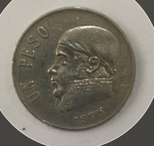 1975 Un Peso Mexicano