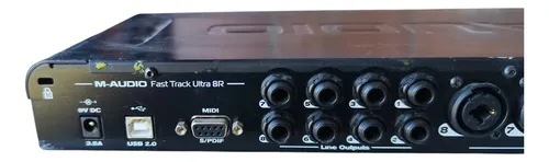 M-Audio Fast Track Ultra 8R 動作確認済 Interface M-audio Fast Track Ultra 8r (requer Recuperação