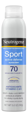 Protetor Solar Neutrogena Sport Active Defense 70fps