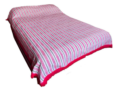 5pz Colcha Modelo Oaxaca Matrimonial 215x180cm Color Variado