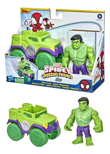Boneco de ação Hasbro Marvel Spidey Amazing Friends Hulk